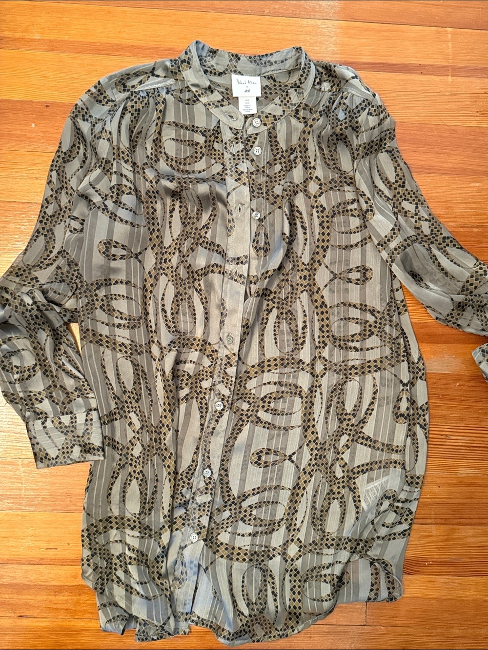 Richard Allen X H&M Silk-Like Blouse
